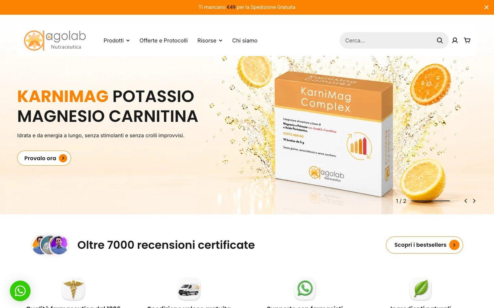 Il sito di AgoLab