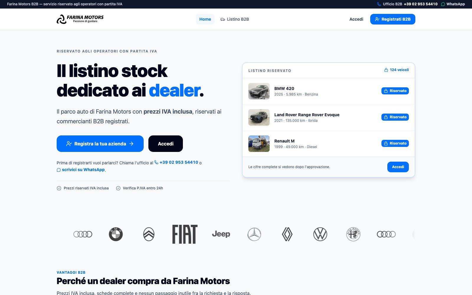 Il sito di Farina Motors